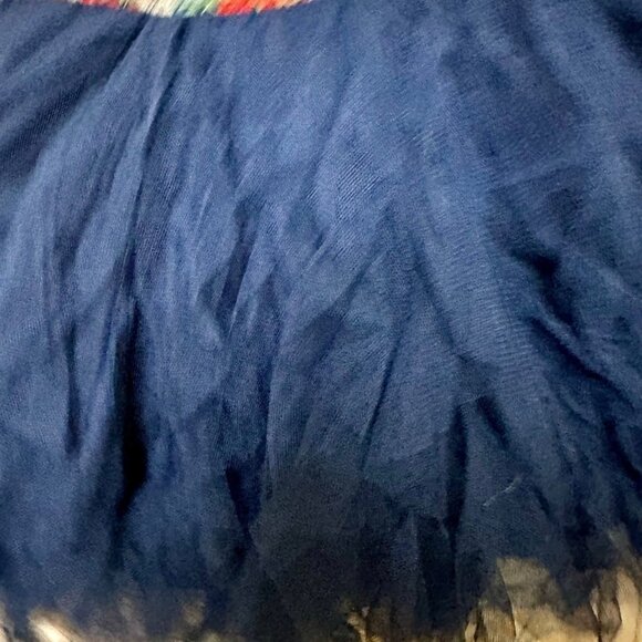 Mamas & Papas x Liberty London Floral Tutu Dress • Navy Tulle Skirt • 12-18M - Picture 4 of 8